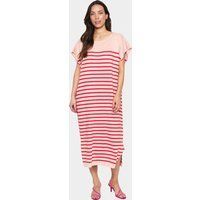 Kleid Lockere Passform Pink Poinciana Stripe pink