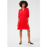 Kleid im entspannten Schnitt red