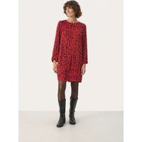 Etui Kleid mit Leopardenmuster