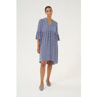 Weiches A-Linien-Midikleid mit Print