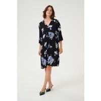 Kleid A-shape black blue