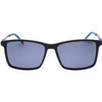 Matt Schwarze Rechteckige Rahmen Sonnenbrille