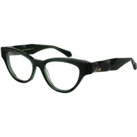 Grüne Cat-Eye-Brillenfassung