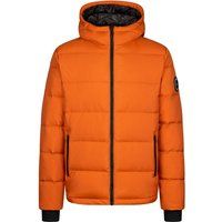 Herren Gepolsterte Daunenjacke mit Kapuze