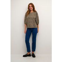 Langarm-Shirt Regular fit Leopard Jacquard leopard
