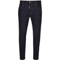 Dunkelwaschung Schmale Skater Jeans