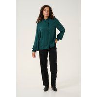 Langarm - Hemd Straight fit Sea Moss green