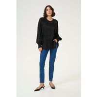 Langarm - Hemd Loose fit Black