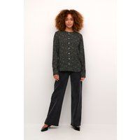 Langarm - Hemd Regular fit Midnight Petit Leaf Print dark blue
