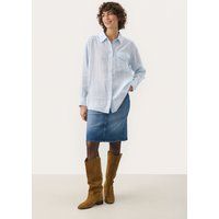 Langarm - Hemd Oversize fit Ice Water light blue