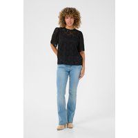 T-Shirt Reguläre Passform Tiefschwarz black