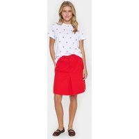 T-shirt Gerade Passform Black Beauty Bow Print white black
