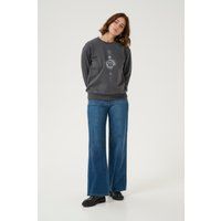 Sweatshirt Loose fit Black Oyster