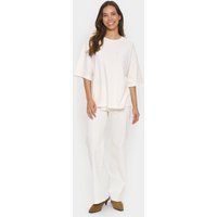 Trackjacket-sweat Lockere Passform Ice white