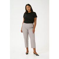 Cropped Stoffhose mit normaler Passform