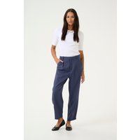 Indigo-blaue Hose mit entspannter Passform