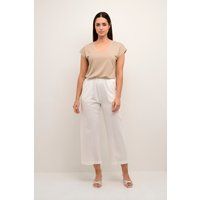 Weit geschnittene Culottes Hose in Knöchellänge