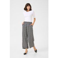Casual Hose Loose fit Black/Moonstruck Retro Print black