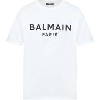 Klassisches Baumwoll-T-Shirt mit Logo-Print