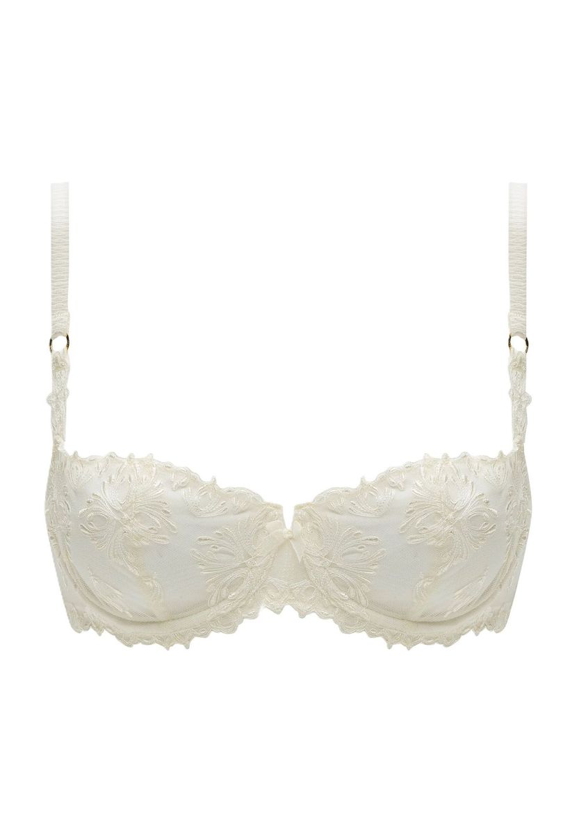 Eleganter, bestickter Balconette-BH