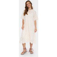 A-Linien Midikleid mit Spitze
