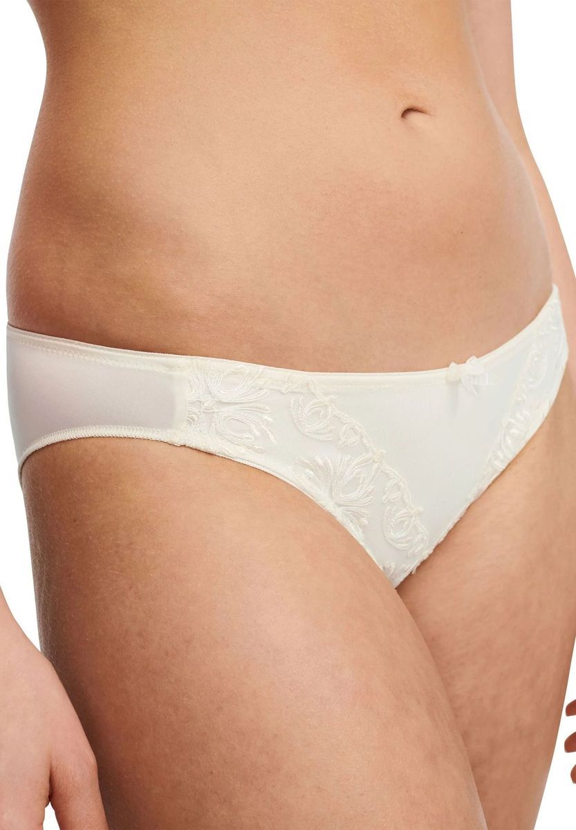 Elegante, bestickte Bikinihose