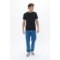 Klassisch geschnittenes T-Shirt mit Rundhalsausschnitt