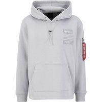 Locker geschnittener Hoodie mit Applikationen