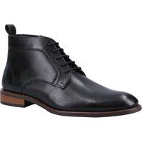 Hush Puppies Declan Schnürleder Herrenstiefel Schwarz