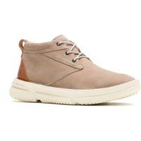 Hush Puppies Baylor Leder Herren Stiefel Grau