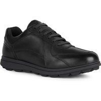 Geox U SPHERICA EC12 Leder Rindsleder Vollnarben Herren Schwarz Sportschuhe