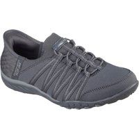 Skechers Breathe-Easy - Roll-With-Me Textil Damen Sneaker in Anthrazit