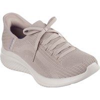 Skechers Ultra Flex 3.0 Brilliant Path Textil Damen Taupe Sneaker