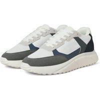 Jack & Jones Aspire Runner Polyurethan Herren Weiß Castlerock/Navy Blazer Sneakers