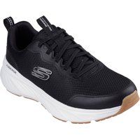 Skechers Edgeride Rekze Textil Herren Sneaker Schwarz/Weiß