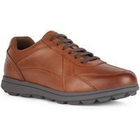 Geox U SPHERICA EC12 Leder Bovine Vollnarben Herren Cognac Sneaker