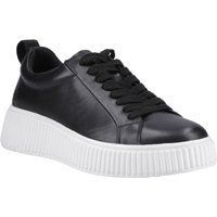 Hush Puppies Harlow Leder Damen Schwarz Sneakers