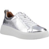 Hush Puppies Harlow Leder Damen Silber Sneaker