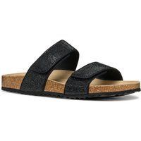 Geox D BRIONIA R Damen Schwarze Sandalen