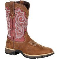 Durango Lady Rebel Leder Damenstiefel in Braunes/Braun-Rostrot