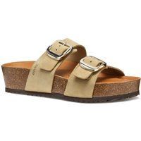 Geox D BRIONIA H Leder Damen Wedges in Helltaubenton