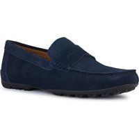 Geox U KOSMOPOLIS + GRIP Leder Herren Slipper in Marineblau
