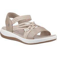 Hush Puppies Susanna Leder Damen Sandalen in Taupe