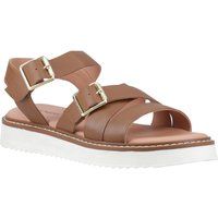 Hush Puppies Cady Leder Damen Sandalen in Tan