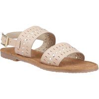 Hush Puppies Hadley Leder Damen Sandalen in Nude