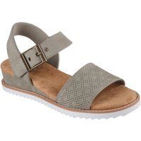 Skechers Desert Kiss Serendipitous Polyester Damen Oliv Sandalen