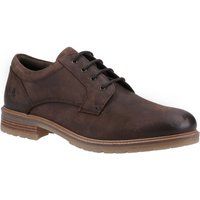 Hush Puppies Richie Leder Herren Schnürschuhe Braun