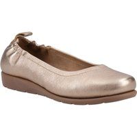 Hush Puppies Skylar Leder Damen Sandaletten in Gold