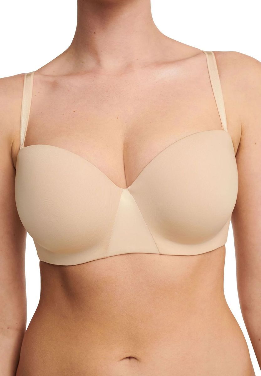 Nahtloser Bandeau-BH mit Trägern