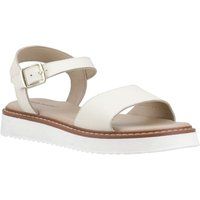 Hush Puppies Cassie Nubuck Damen Creme Sandalen